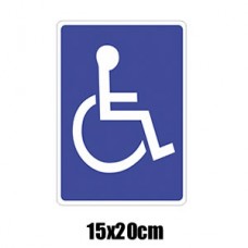 Placa Informativa Cadeirante 15x20cm P-29 Acesso